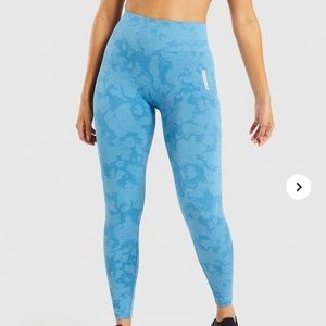 Gymshark blue camo adapt seamless